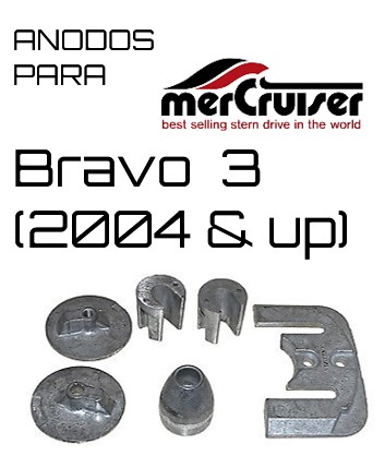 Anodos Mercruiser Bravo 3 (2004 & up)