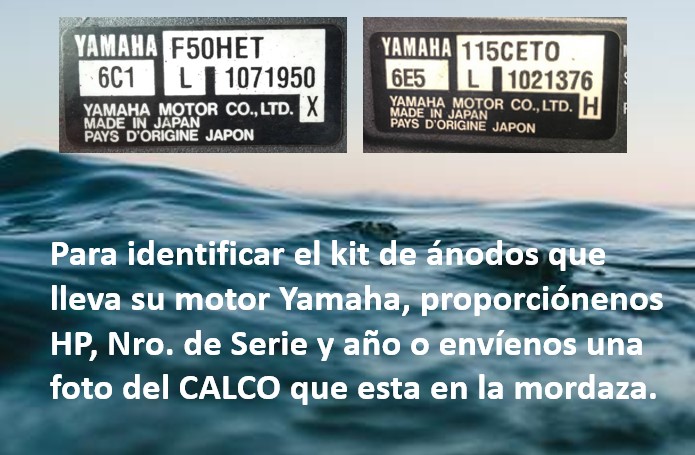 Anodos para Motores Yanaha